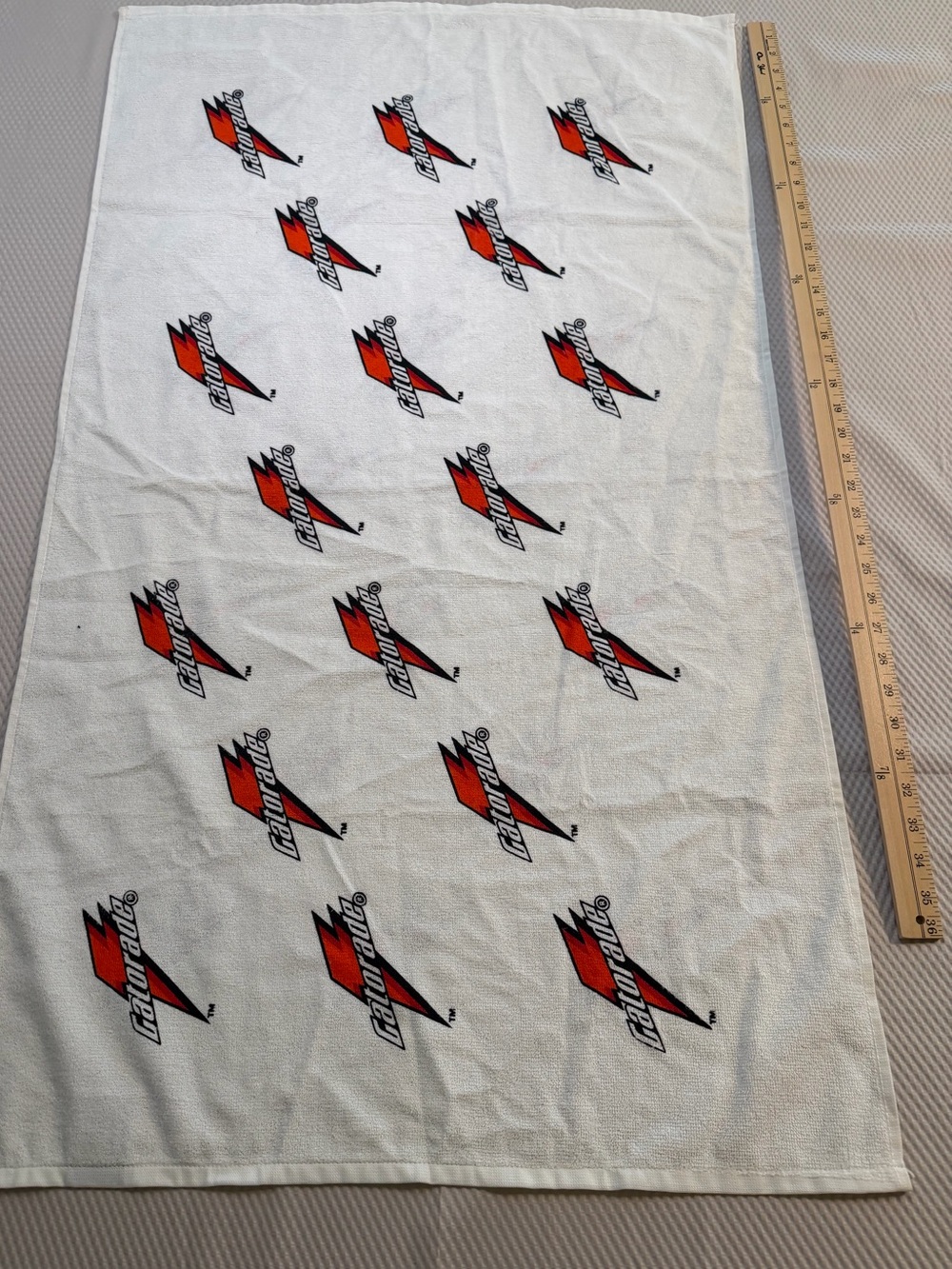Vintage 1985 Gatorade Double Sided All Over Print Towel AOP Sports Promo